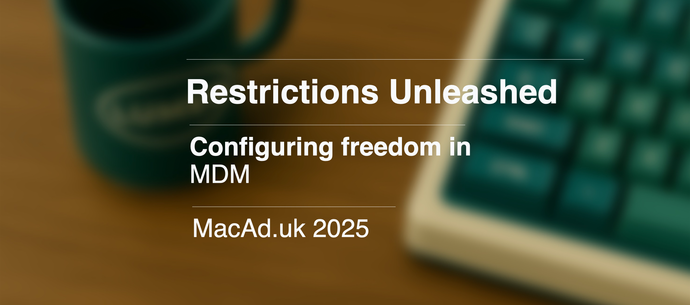 Restrictions Unleashed presentation